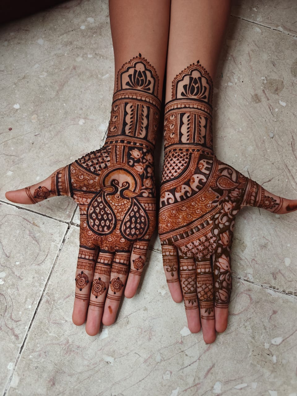 Janvi Mehndi And Nails