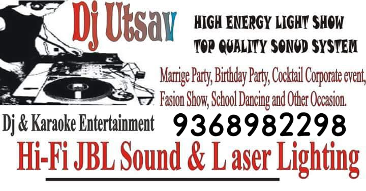 Dj UTSAV & sound system